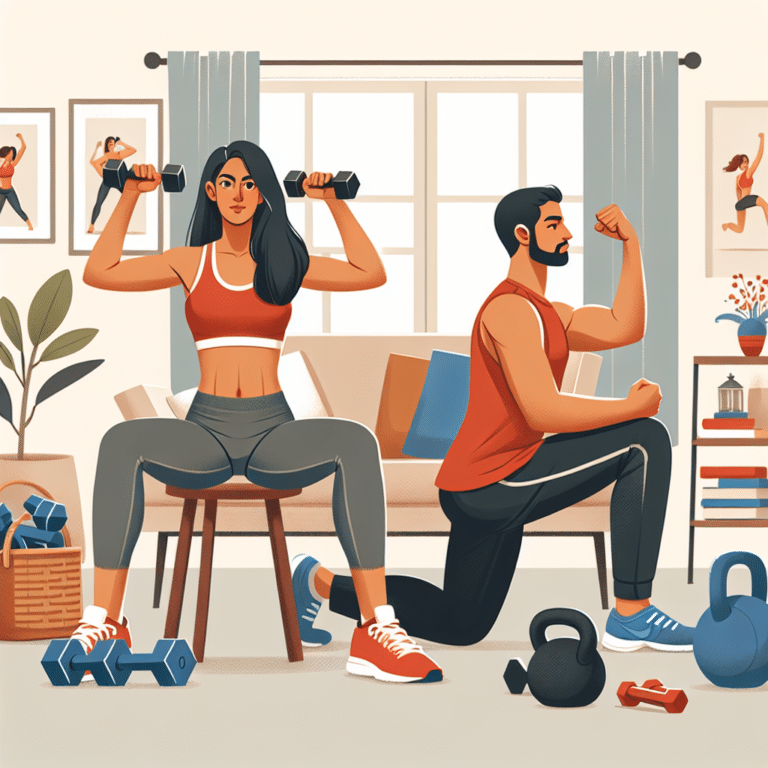 Exercícios para tonificar braços e pernas em casa