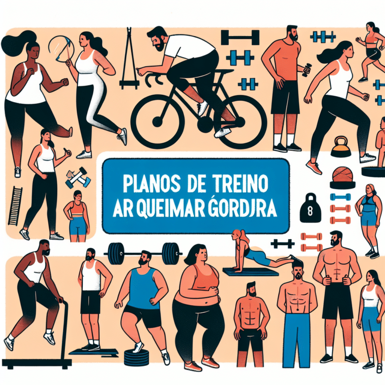 planos de treino para queimar gordura