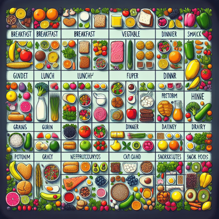 cardápio semanal equilibrado e nutritivo para todas as idades