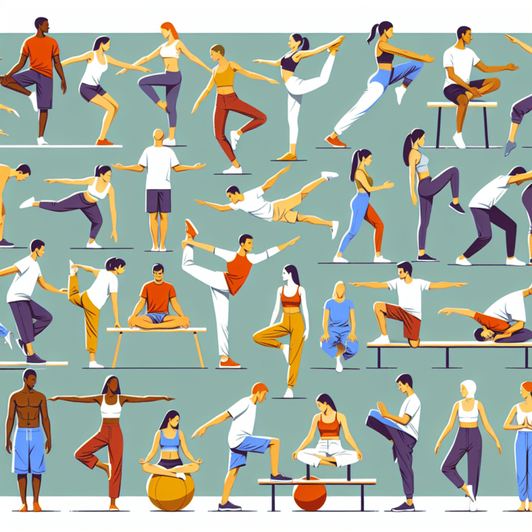 exercícios de equilíbrio e postura correta
